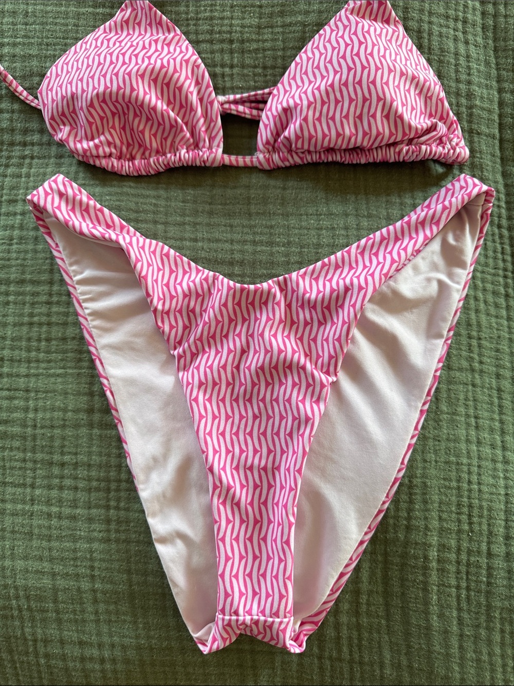 Lulus Patterned Two-Piece Swim Set - Picture 2 of 4